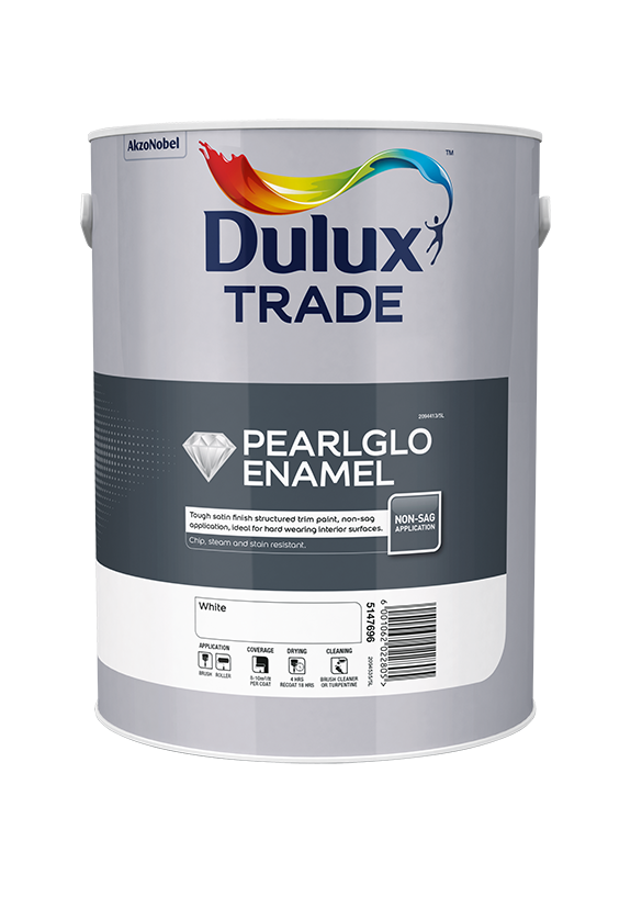 Dulux Trade Pearlglo Polyurethane Non-Drip Enamel