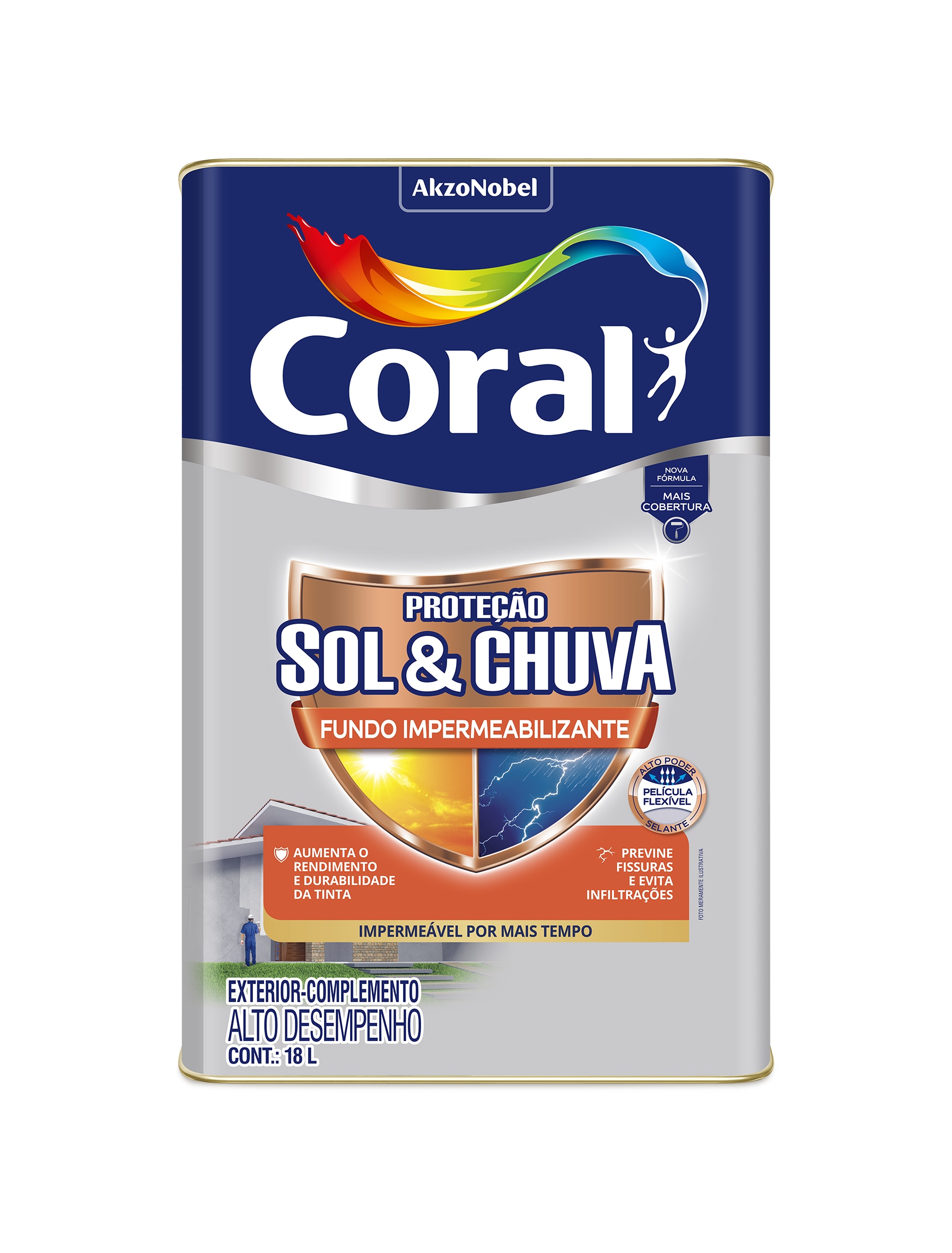 Proteção Sol & Chuva Fundo Impermeabilizante