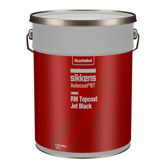 Sikkens Autocoat BT LV650 RM Topcoat Jet Black 4 US Gallons