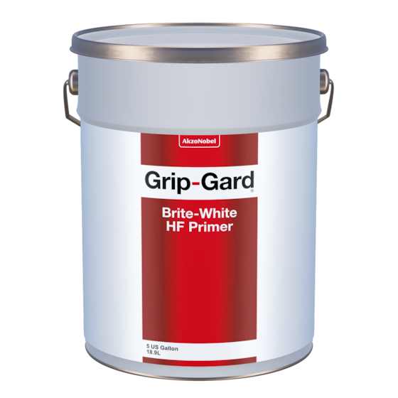 Sign Finishes Grip-Gard Brite-White HF Primer (Waterbase) 5 US Gallons