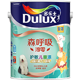 多乐士森呼吸淳零无添加硅藻抗菌全效护敏儿童漆