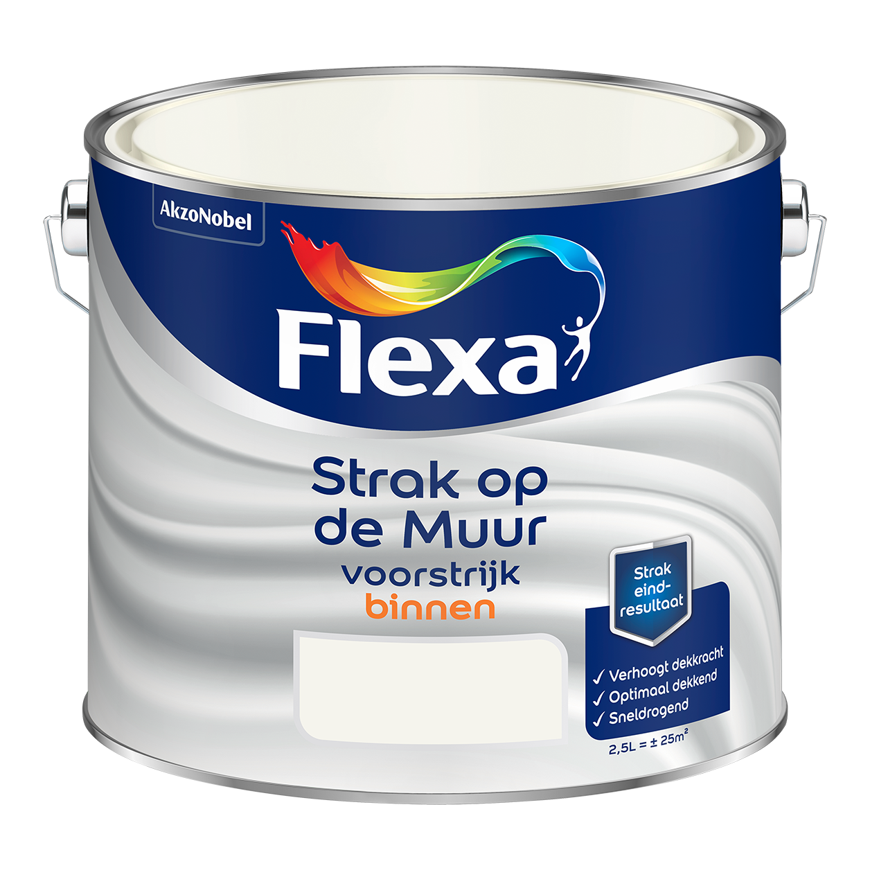 Strak Op De Muur Binnen Voorstrijk image